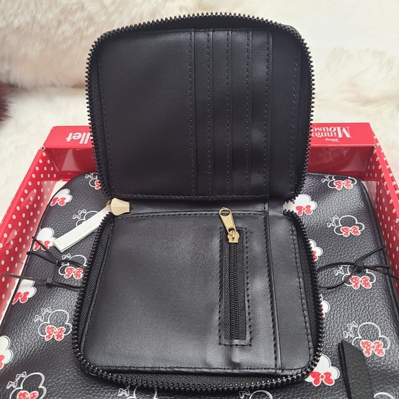 Disney Minnie Mouse Crossbody and Wallet Gift Set New In Box - Picture 6 of 12